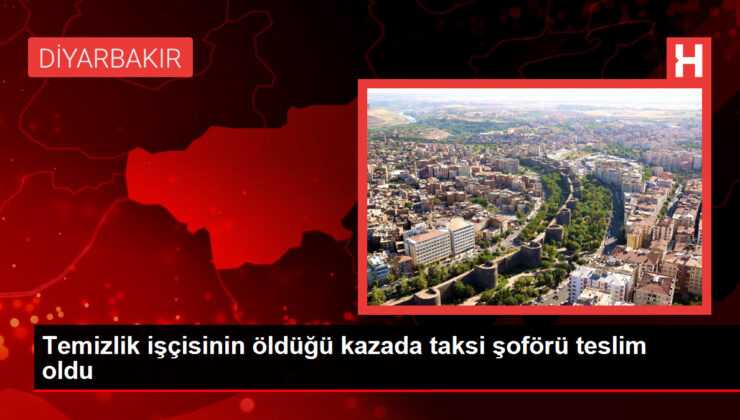 Diyarbakır’da paklık personeli taksinin çarpması sonucu hayatını kaybetti