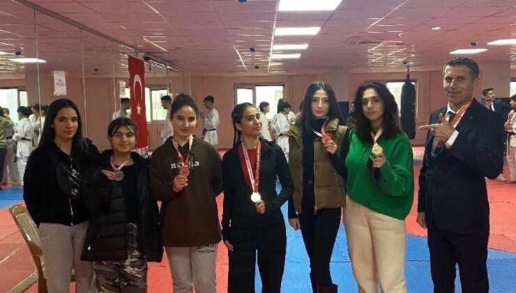Çermikli Sportmenler Okullar Ortası Karate Vilayet Birinciliği Karşılaşmalarında Başarılı