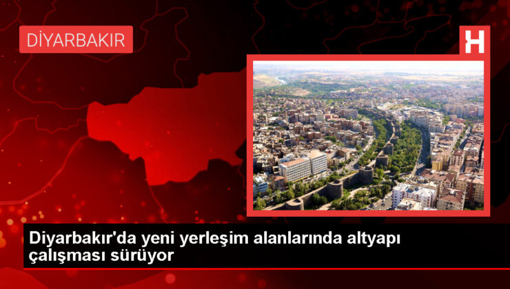 Diyarbakır Büyükşehir Belediyesi Altyapı Çalışmalarına Başladı