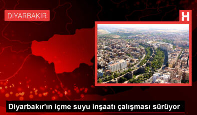 Diyarbakır İçmesuyu İsale Sınırı 2. Kısım İkmali İnşaatı Devam Ediyor