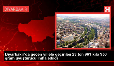 Diyarbakır’da 23 Ton Uyuşturucu İmha Edildi