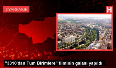 Diyarbakır’da ‘3310’dan Tüm Birimlere’ sinemasının galası yapıldı