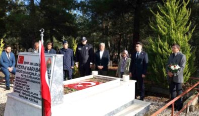 Diyarbakır’da şehit düşen Jandarma Uzman Çavuş Kenan Karabacaklı anıldı