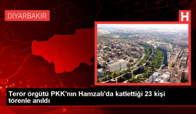 Diyarbakır’ın Kulp ilçesindeki terör hücumunda şehit olan 23 kişi için anma merasimi düzenlendi